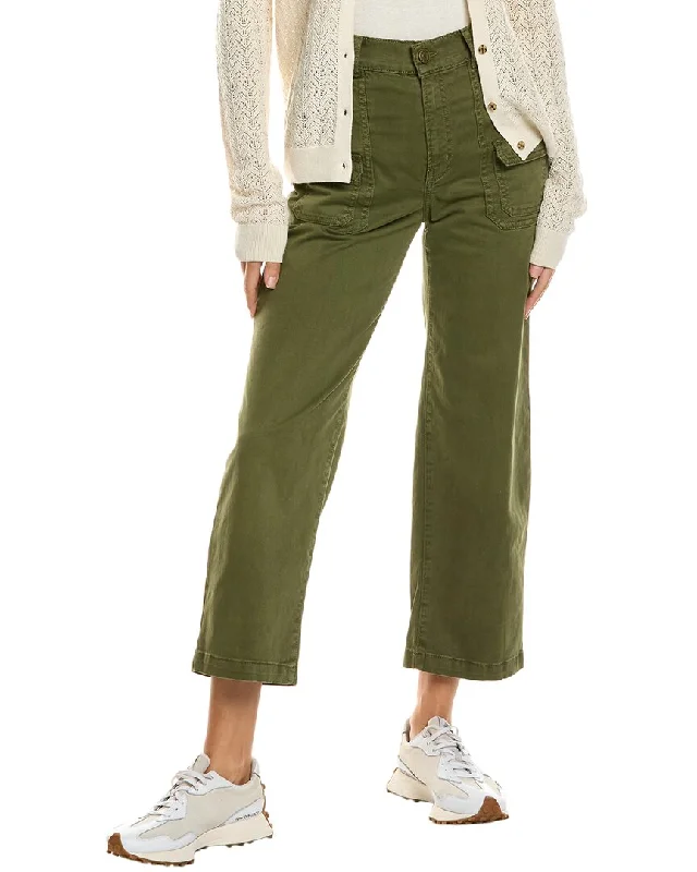 Women's Date Night Pants-FRAME Denim Washed Winter Moss Utility Jean