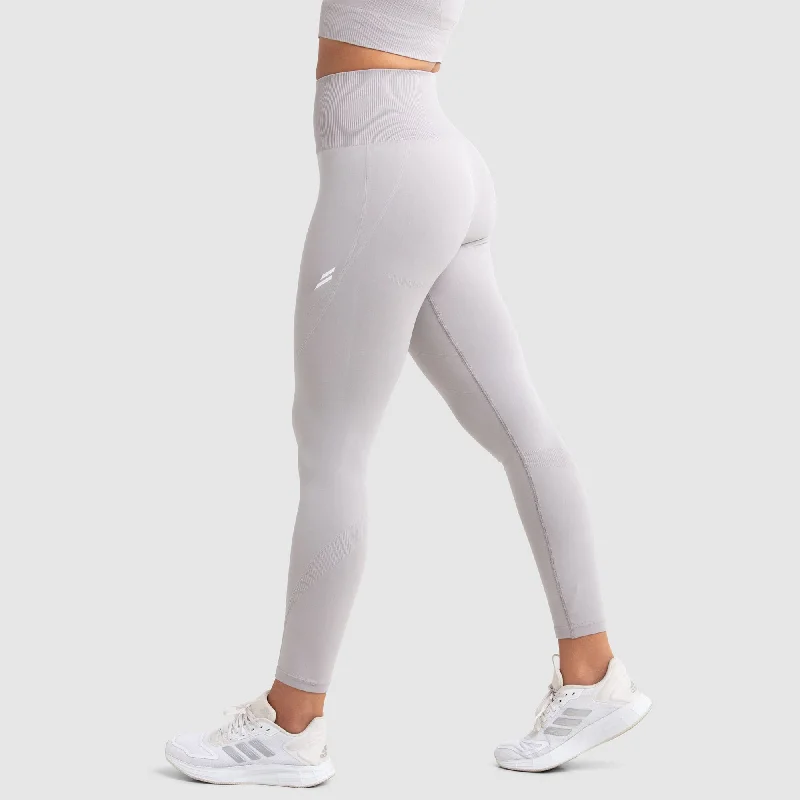 Women's Tapered Pants-Hyperflex 2 Leggings - Light Grey