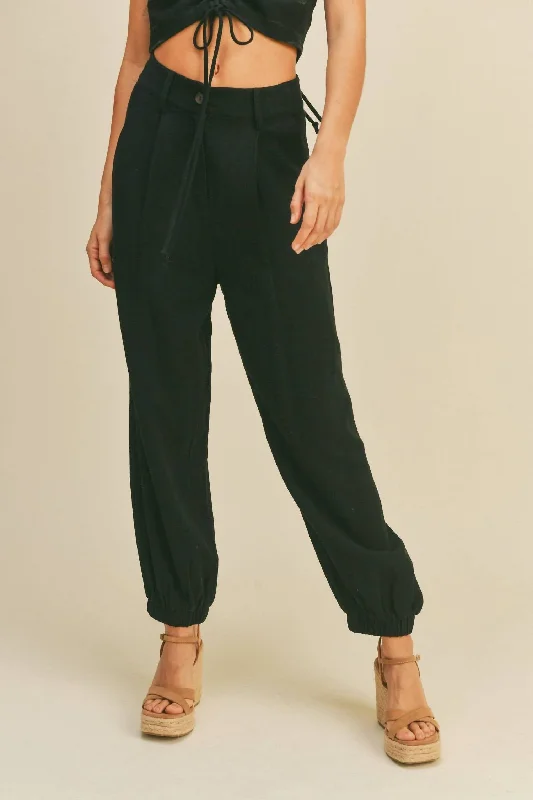 Women's Running Pants-Margo Jogger In Black