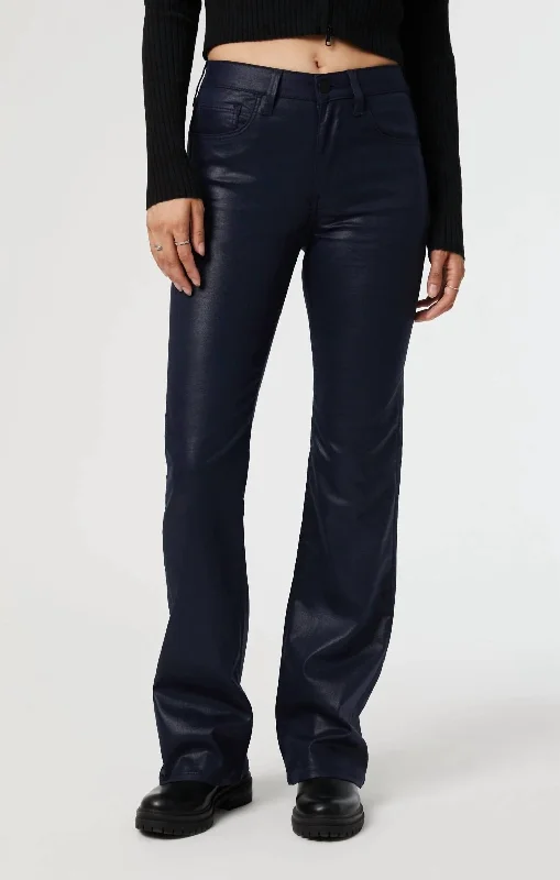 Women's Cool Pants-Maria Flare Pants In Indigo Jeather