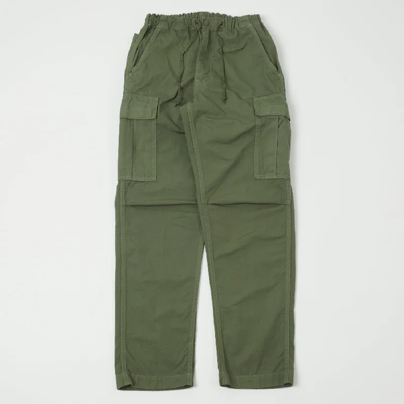 Women's Dance Pants-orSlow Easy Cargo Pant - Army Green