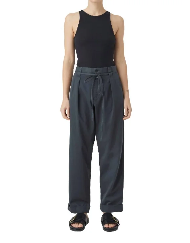 Women's Jogger Pants-Reydon Trouser Pant In Blue Heather