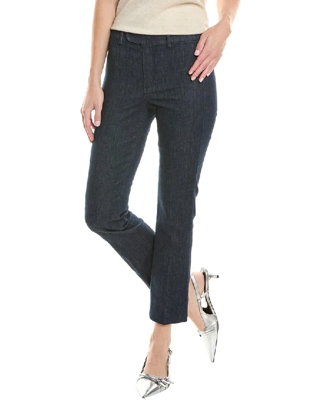 Women's Graphic Print Pants-S Max Mara Denise Denim Trouser