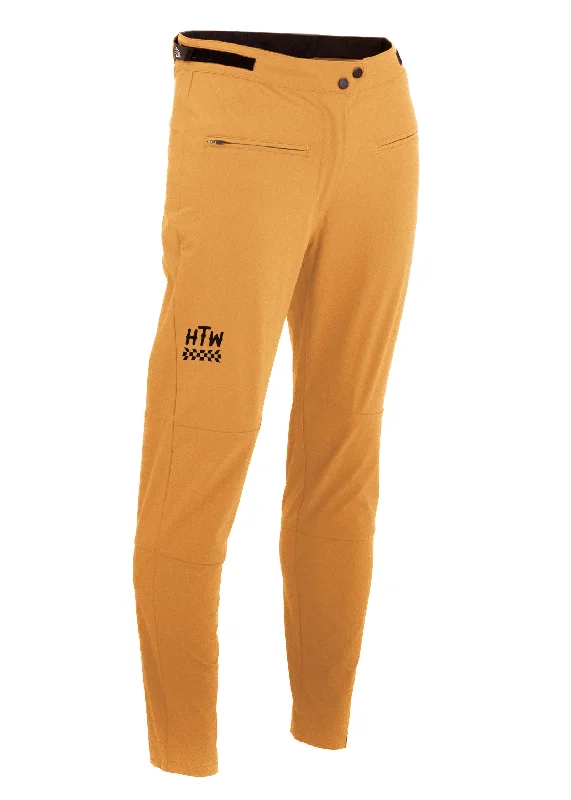 Women's Printed Leggings-"Shred" MTB Pant Old Gold