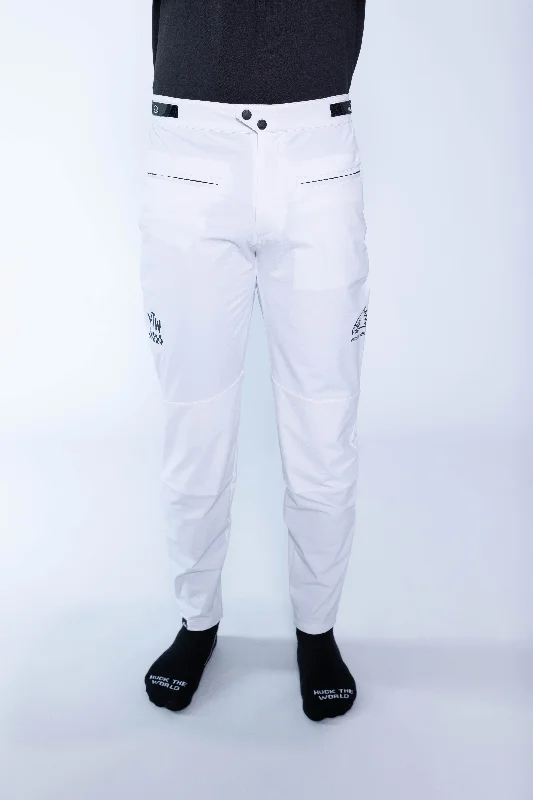 Women's Retro Pants-"Shred" MTB Pant Speedy White