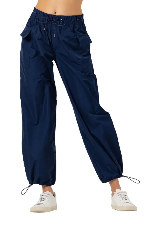 Women's Ribbed Pants-Slate Pants In Navy