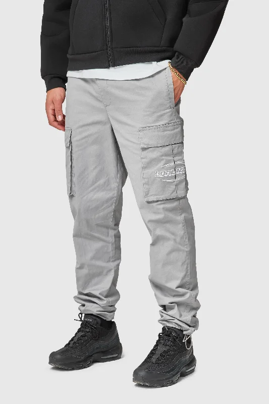 Women's Low Rise Pants-FUTURA CARGO PANT - GREY