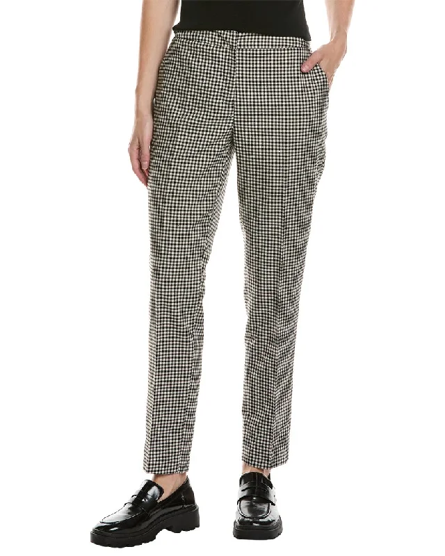 Women's Glen Plaid Pants-T Tahari Slim Ankle Trouser