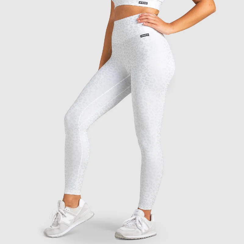 Women's Retro Pants-Untamed Leggings - White