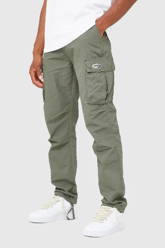 Women's Tribal Print Pants-VOLANTE CARGO PANT - SAGE