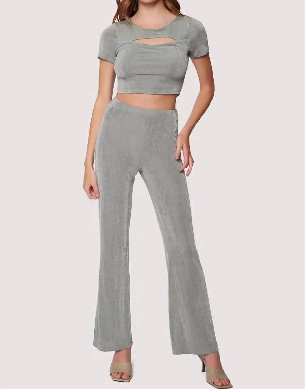 Women's Chino Pants-Wild Pants In Sage