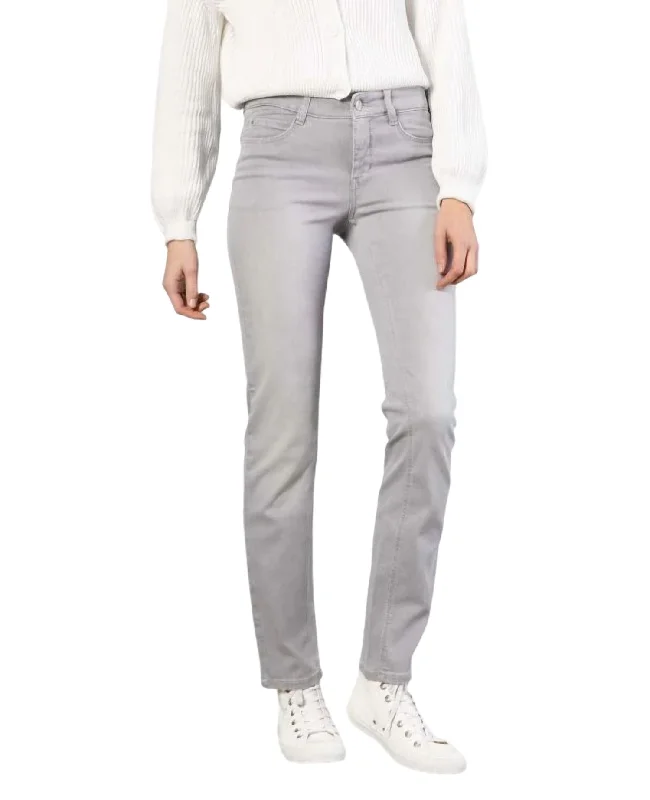 Women's Holiday Pants-Women's Dream Denim Jean In Silver Grey