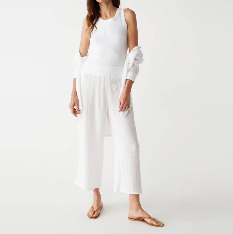 Women's Dressy Pants-Women's Medina Pant In White